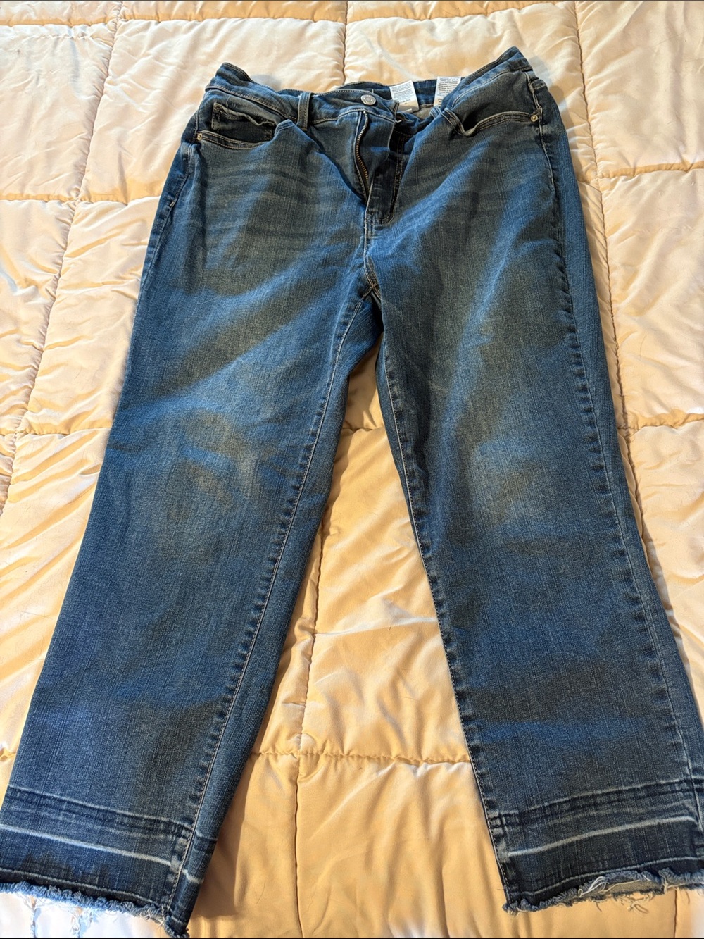 Time and Tru Medium Blue High-Rise Jeans